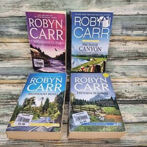 Robyn Carr Lot of 4 Paperbacks Wild Man Creek Promise Canyon Hidden Summit Redwo